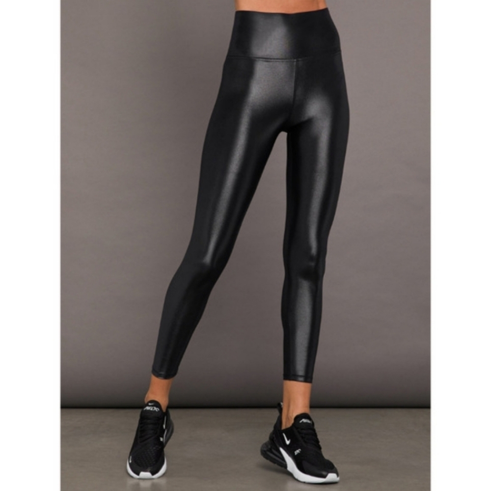 Carbon 38 Metallic Takara Shine Glossy Shiny Legging S